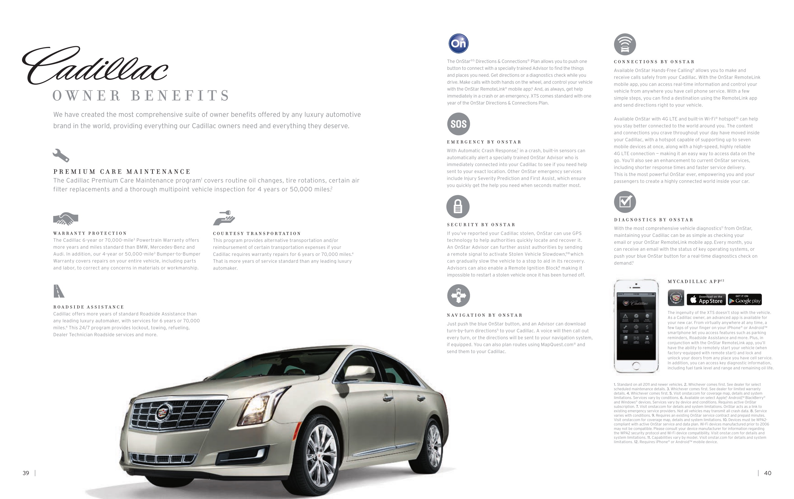 2015 Cadillac XTS Brochure Page 14